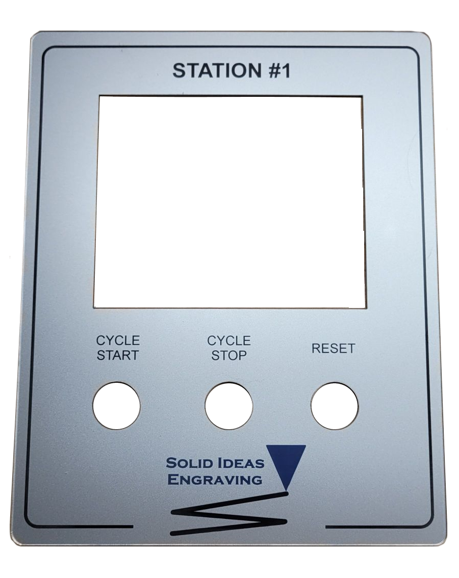 Custom control panel overlay