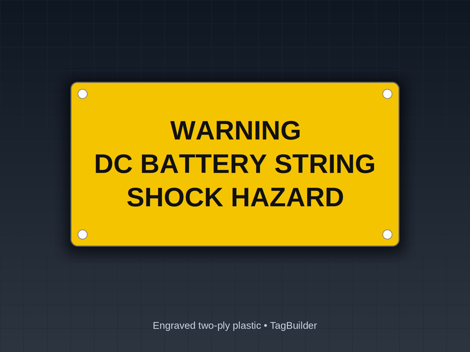 Battery Room and UPS Battery Cabinet Labels: NEC 480, DC Arc Flash and Shock Warnings