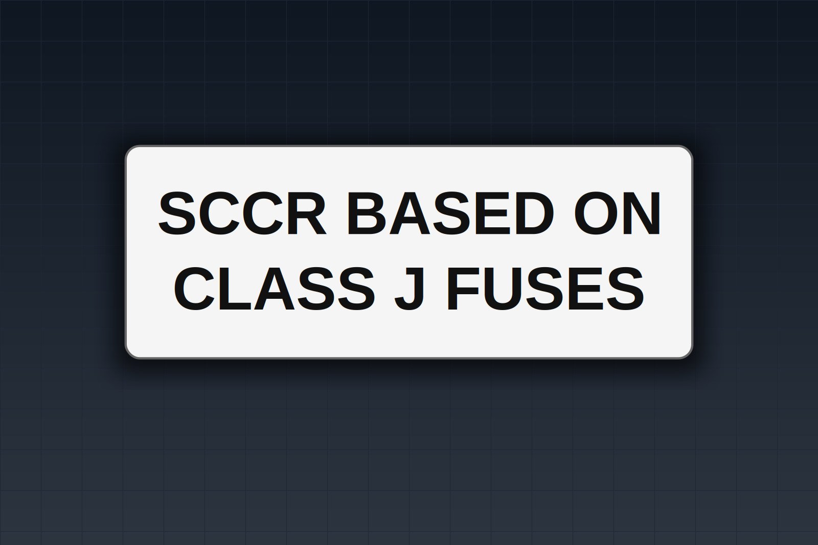 Control Panel SCCR Marking: Working Out the Rating and Wording the Nameplate