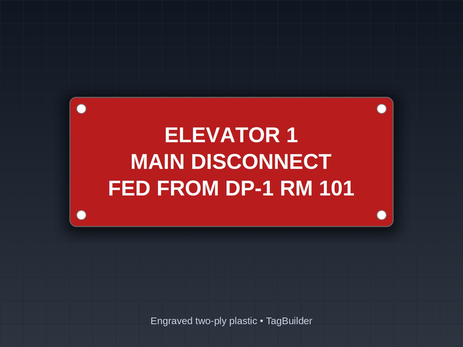 Elevator Machine Room Labels: NEC 620 Disconnect Identification and Equipment Plates
