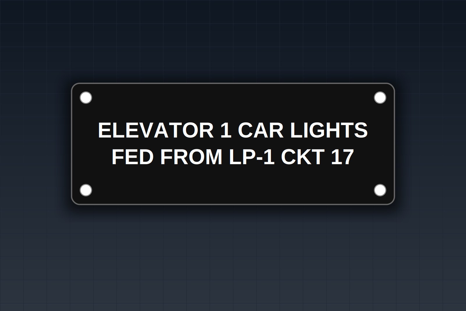 Elevator Machine Room Labels: NEC 620 Disconnect Identification and Equipment Plates
