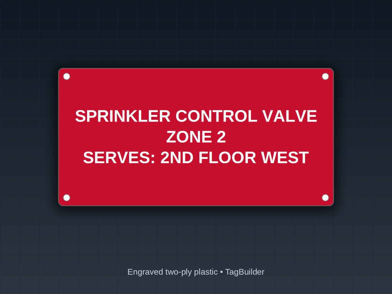 Fire Sprinkler Control Valve Signs: What NFPA 13 Expects on Control, Drain and Test Valves