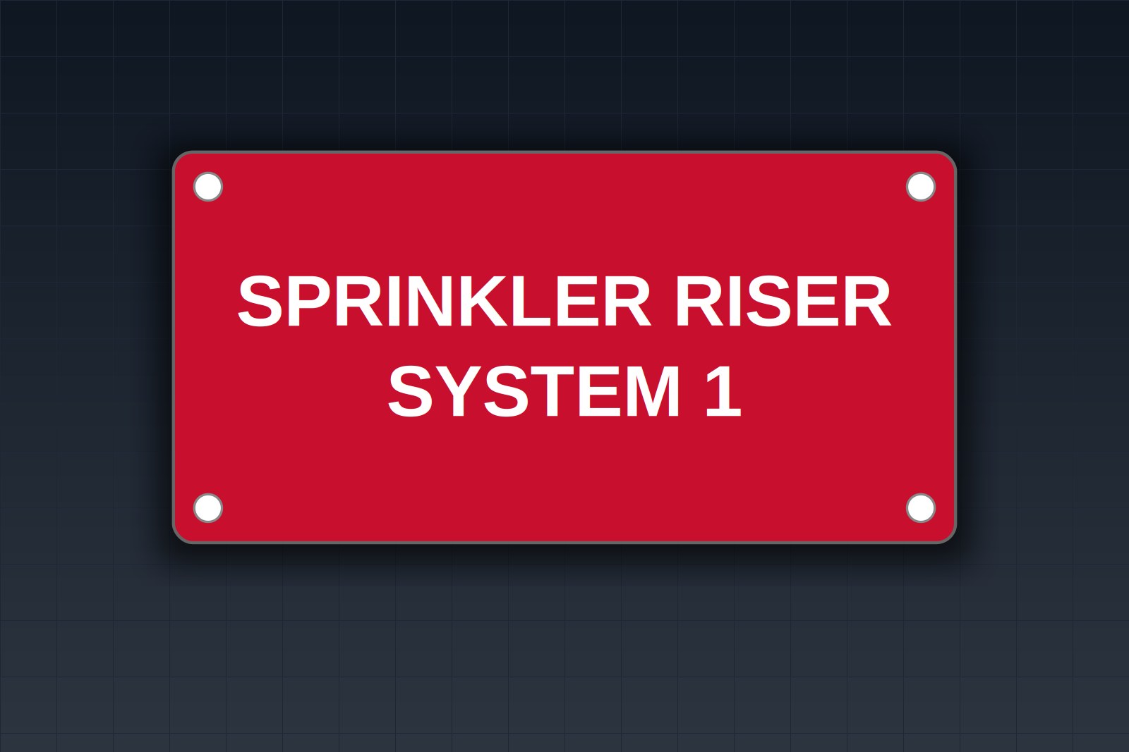 Fire Sprinkler Hydraulic Design Information Sign: What Goes On It and Where It Goes