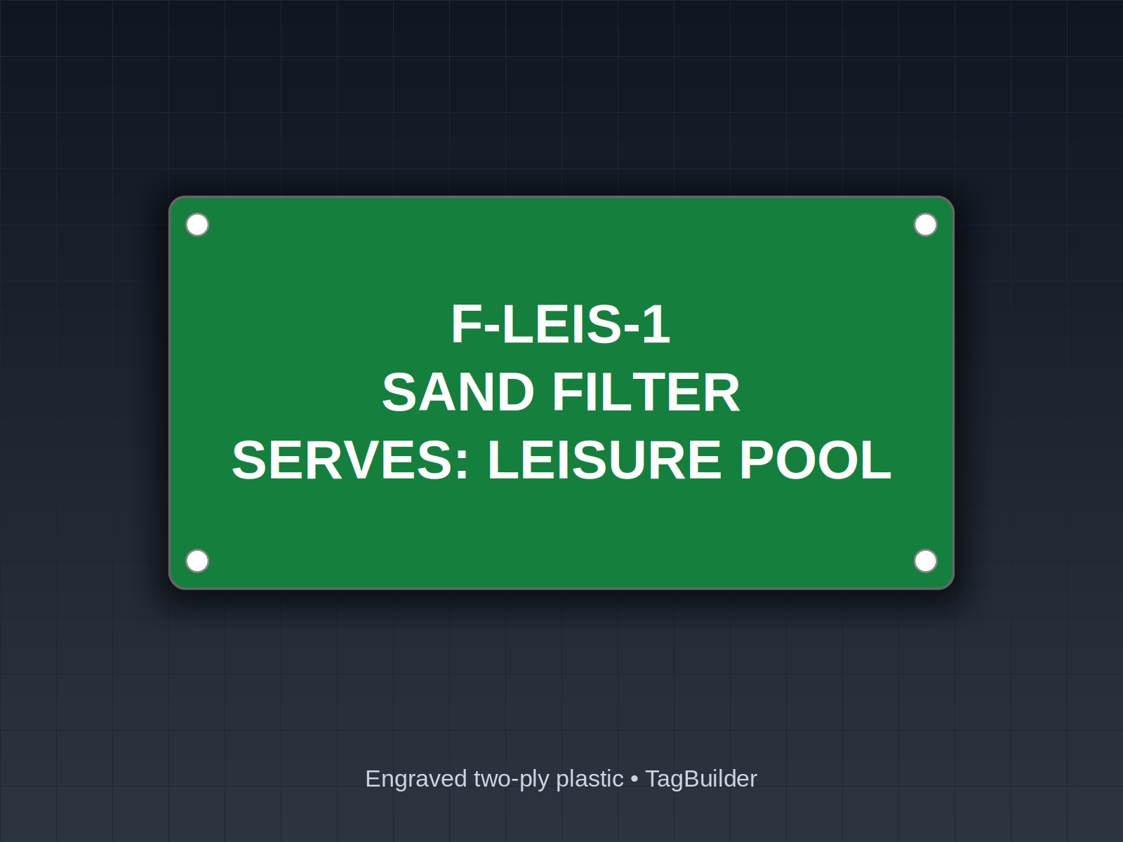 Labeling Multi-Pool Facilities: Which Pool Each Pump, Filter, Heater and Feeder Serves
