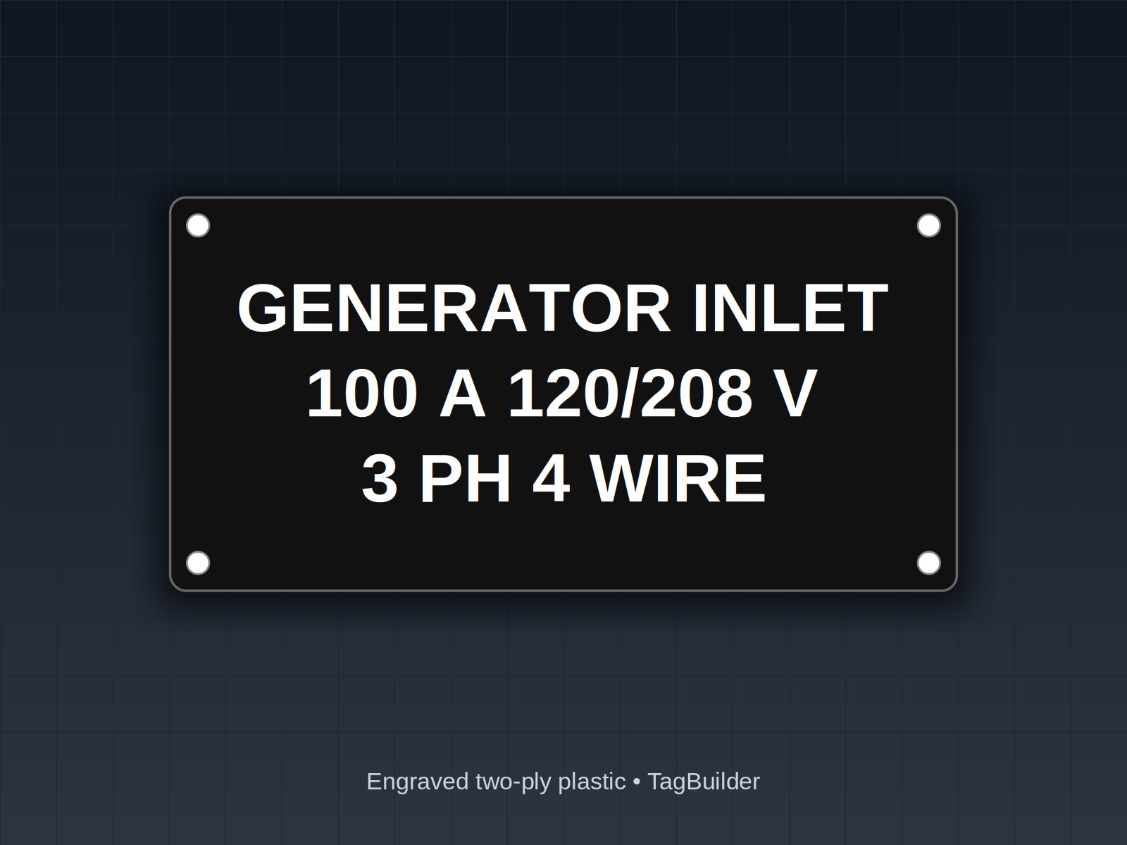Portable Generator Inlet and Manual Transfer Switch Labels: NEC 702 Signs and Wording