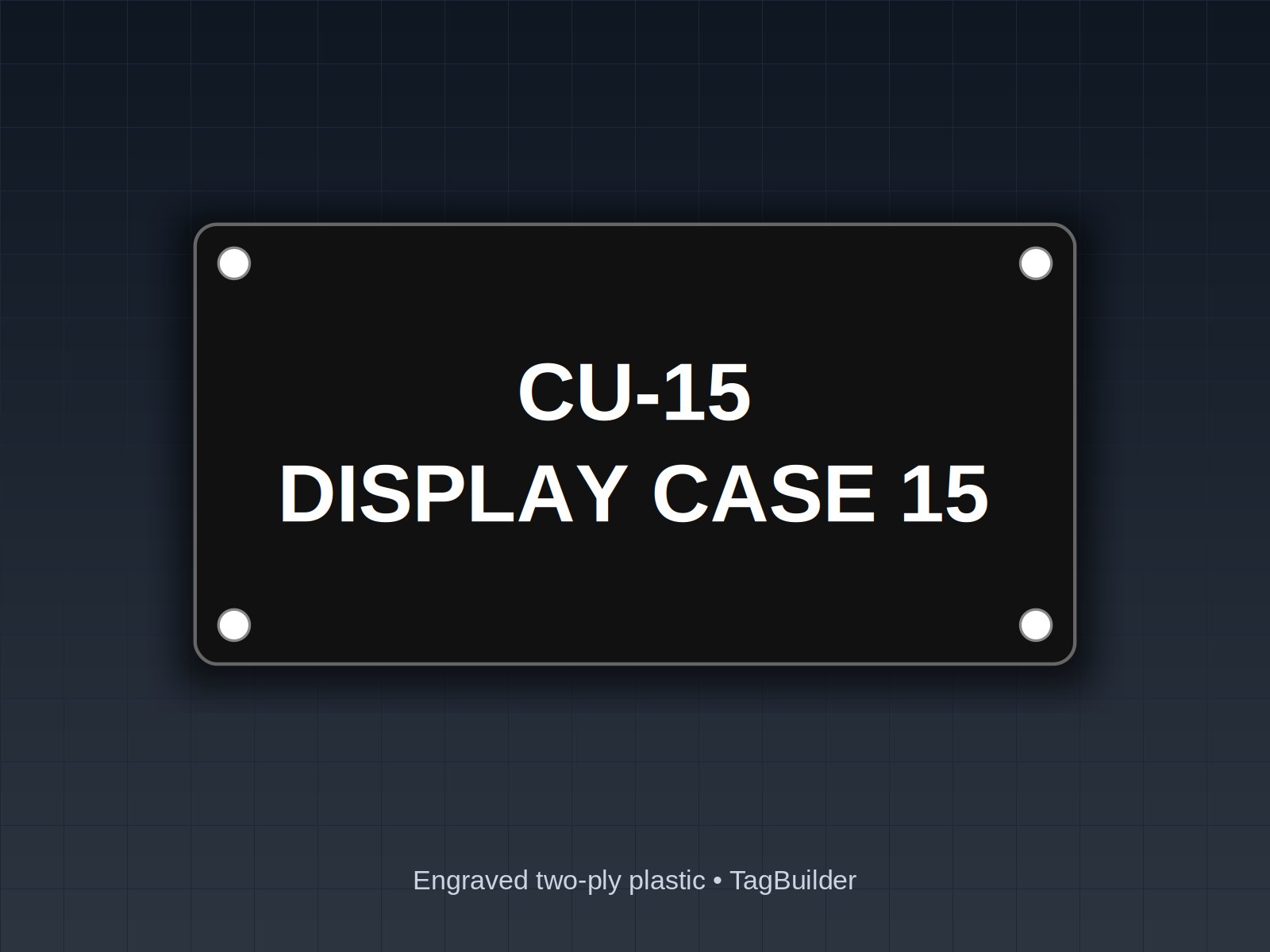 Walk-In Cooler, Freezer and Display Case Labels: Condensing Units, Evaporators and Case Numbers