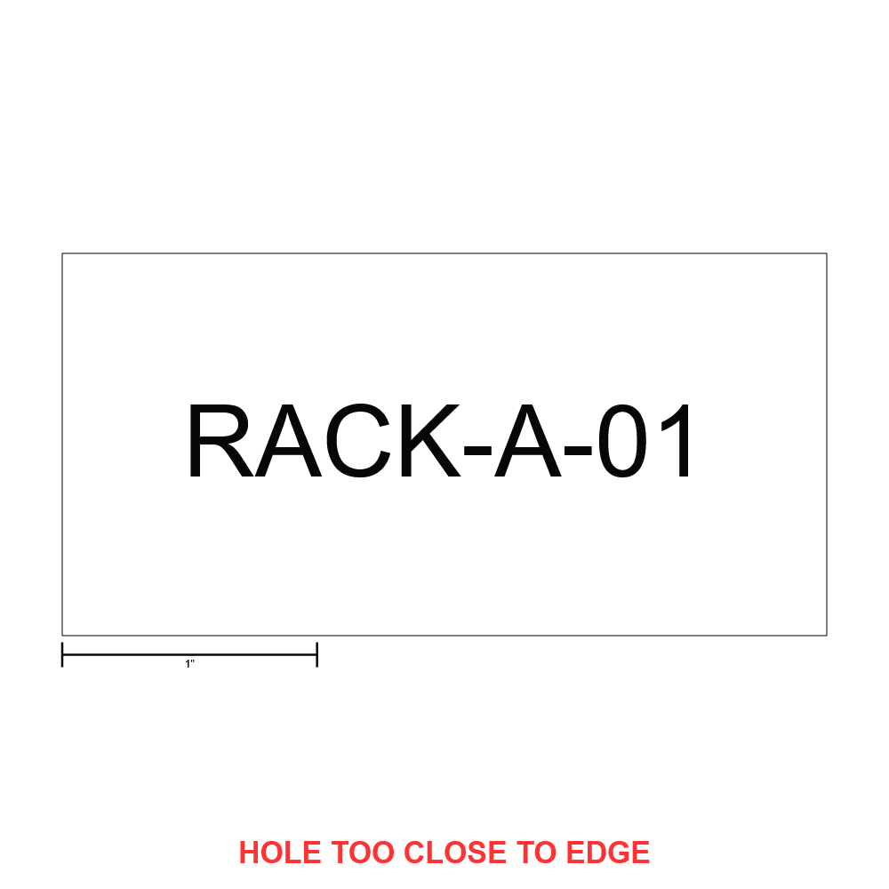 Data Center Rack A-01 Label thumbnail