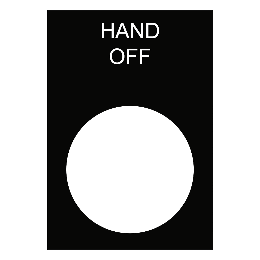 HOA Hand Off Auto Selector Switch Tag thumbnail
