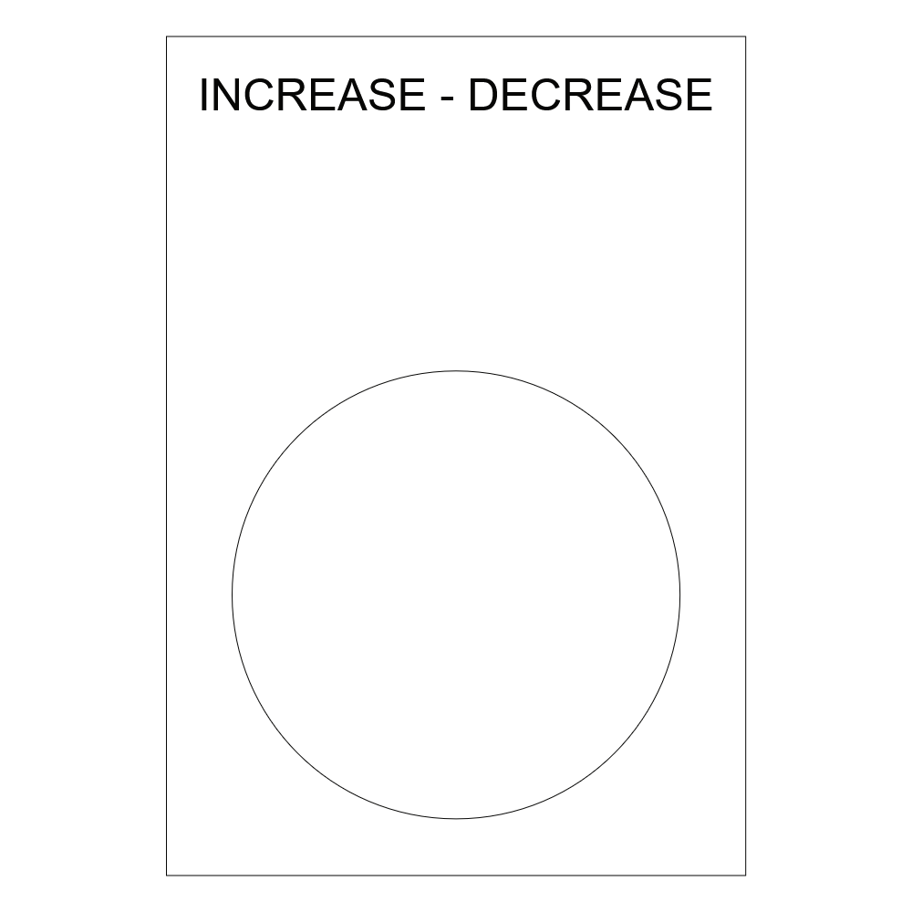 INCREASE-DECREASE Control Label - 30mm Selector Ring Tag thumbnail