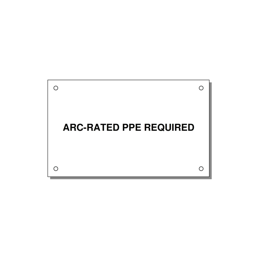 5.0x3.0" PPE Requi — 5x3" Black on White, Holes