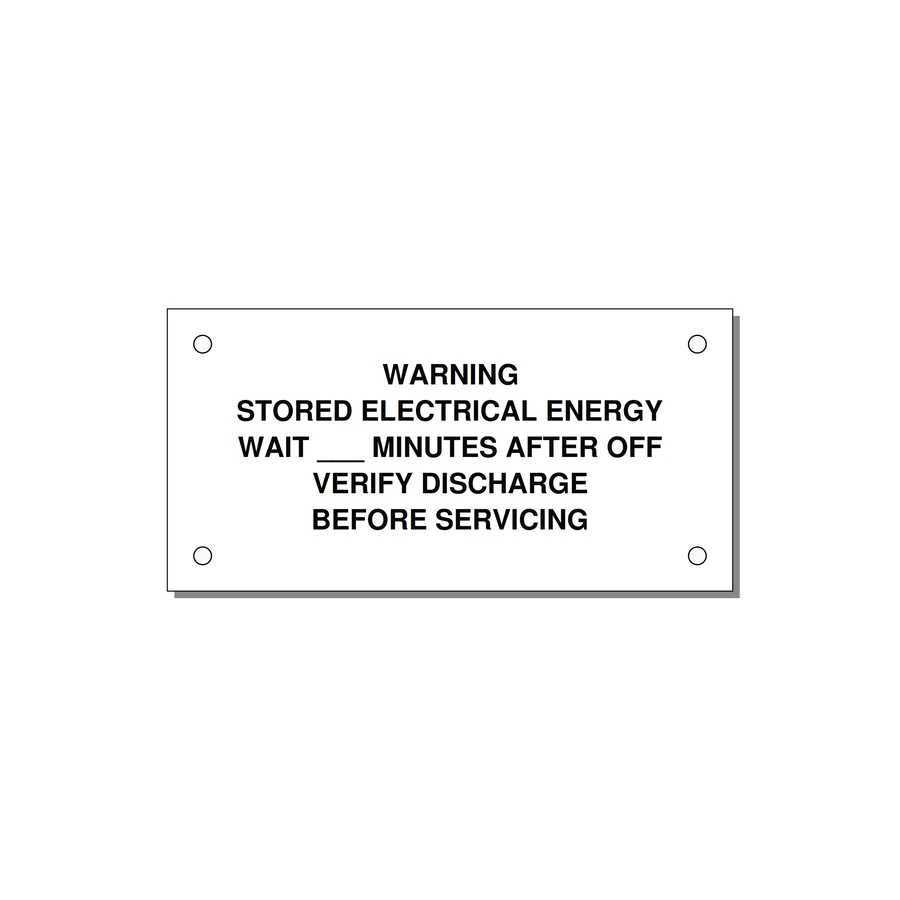 Sto — 4x2" Black on White, Holes