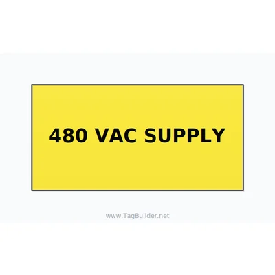 480VAC Supply Label – OEM Machine Power thumbnail