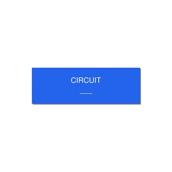Circuit Reference Label – OEM Panel Wiring — 3x1" White on Blue, Adhesive
