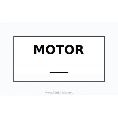 Motor Label – OEM Motion Equipment thumbnail