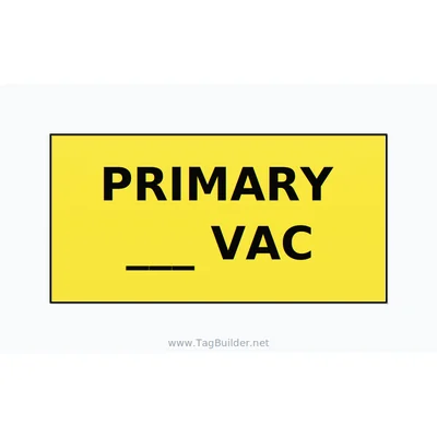 Primary Voltage Label – OEM Transformer thumbnail