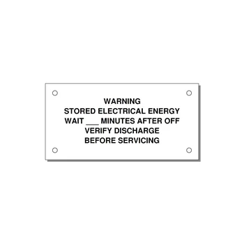 Sto — 4x2" Black on White, Holes