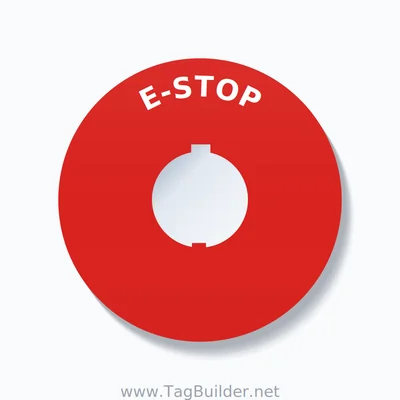 E-STOP Arc Circle 90mm - 30mm Schneider Red thumbnail
