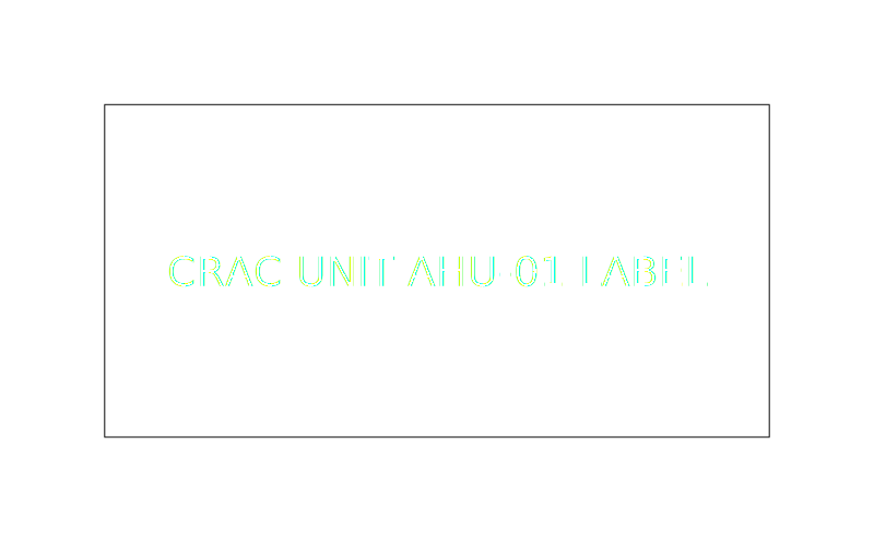 CRAC Unit AHU-01 Label thumbnail